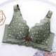thumbnail image 1 of Ropa interior de látex para mujer, ajustable, pecho pequeño, fruncido, sin aro de acero, sujetador cerrado, accesorio de encaje para sujetador de pecho, 1 of 6