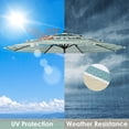 thumbnail image 5 of Yescom 9 Ft 3-Tier Patio Umbrella Replacement Canopy Market Table Top Backyard Deck, 5 of 11