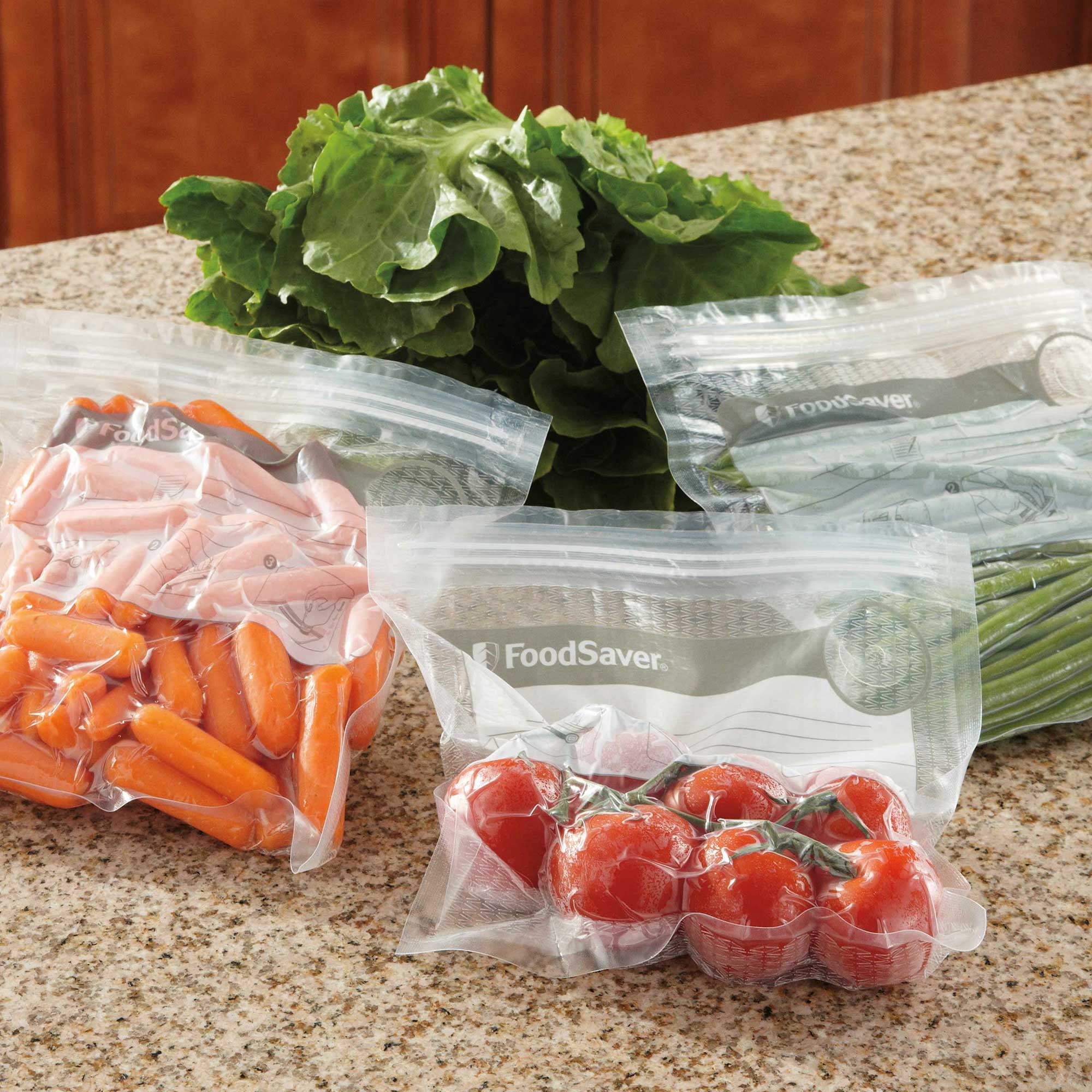 Foodsaver Freshsaver 1 Quart Vacuum Zipper Bags 18 Count