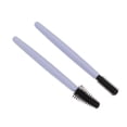 thumbnail image 3 of 2 Pcs Brosse à Cils Silicone Sourcils Élastique Portable Réutilisable Baguettes de Mascara pour Maquillage Bleu, 3 of 5