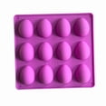 thumbnail image 5 of Easter Egg Silicone Mold for Baking, 2 Pack 24 Cavity Food-Grade Chocolate Molds, Non-stick Egg Shaped Easter Freezer Molds, DIY Baking Supplies Tools Set for Cake, Jello, Ice Cream, Lazyguy, 5 of 5