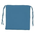 thumbnail image 3 of Blazing Needles Indoor 16" x 16" Twill Chair Cushion, Indigo, 3 of 3