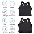 XUJI Chest Binder Women Transgender FTM Cosplay Breathable Half Breast