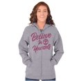 thumbnail image 5 of Cute Inspirational Motivation Alien Zip Hoodie Sweatshirt Women Brisco Brands L, 5 of 6