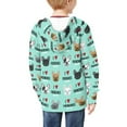 thumbnail image 4 of Xoenoiee Love French Bulldog Kids Hoodies Zip Up Jacket with Pocket for Boys Girls 14-16 Years Teens Long Sleeve Hooded Sweatshirt Fall Winter Active Wear Athletic Coat, 4 of 7