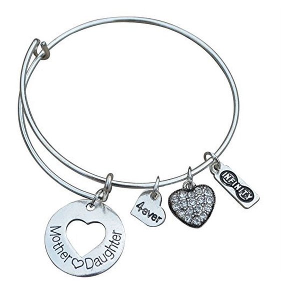 Mom Bracelet- Mom Charm Bangle, Mom Jewelry - Perfect Gift For Moms