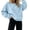 Inverlee Light Blue-Sweatshirt, variant on Inverlee Oversized V Neck Crewneck Sweatshirts for Women Long Sleeve Drop Shoulder Pullovers Solid Basic Loose Fit Casual Daily Tops White S-XL
