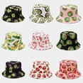 thumbnail image 2 of Unisex 100% Algodón Packable Bucket Hat Sun Hat Colores Lisos Para Hombres Mujeres Feliz Sencillez, 2 of 5