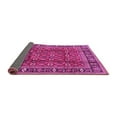 thumbnail image 2 of Ahgly Company Indoor Round Persian Pink Traditional Area Rugs, 5' Round, 2 of 4
