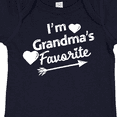 thumbnail image 4 of Inktastic I'm Grandma's Favorite with Arrow and Hearts Boys or Girls Baby Bodysuit, 4 of 5