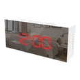 thumbnail image 2 of NARABB Digital Alarm Clock With Large Screen LED Display With Makeup Mirror 3- Brightness USB Port For Home Decoration, 2 of 4