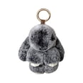 thumbnail image 2 of Bunnylulu Easter Keychain With Tin Box, Bunny Lucky Keychains, Handmade Soft Bunny Keychain, 2 of 5