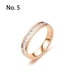 thumbnail image 2 of Jumpingount Anillo de cristal exquisito para mujer, joyería de mano decorativa para boda, diamantes de imitación de Metal, decoración de ropa, Ropa, zapatos y accesorios Miscelánea Oro Talla 5, 2 of 6
