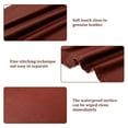 thumbnail image 6 of Jokapy PU Leather Armrest Covers Stretch Arm Covers Slipcovers for Recliner Sofa, Set of 2, Wine Red, 6 of 11