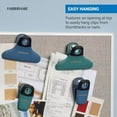 thumbnail image 2 of Farberware Pro 4-Piece Bag Clip Set (Blue & Green) - Durable Magnetic Clips for Kitchen Essentials, Pantry Accessories, Food Storage, Office Notes, Coupons, Home Organization, 2 of 6