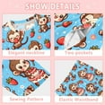 thumbnail image 5 of Cute Monkey in Various Poses Cozy Soft Long Sleeves Top and Pants 2 Piece Cool Pjs Pajamas Set Sleepwear Size 3-11Y, 5 of 6