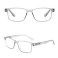 thumbnail image 2 of Mens Womens Rectangle Gray Clear Reading Glasses Polarized Magnetic Clip-on Sunglasses TR90 Readers +1.00, 2 of 5