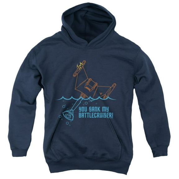 Star Trek - Battlecruiser - Youth Hooded Sweatshirt - X-Large