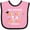Pink and Black, variant on Inktastic My Sister Graduated and I'm Super Proud Boys or Girls Baby Bib