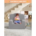 thumbnail image 1 of Silla Sofá para Niños, Sofá Convertible Tipo Sherpa para Niños Pequeños con Funda Lavable, Sofá Cama Desplegable para Sala de Juegos, 1 of 6