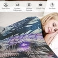 thumbnail image 3 of Fenyluxe Dragon Throw Blanket, Lightweight Warm and Cozy Soft Fluffy Flannel Blanket for Bed Sofa Couch Settees, Kids Adult Gift Travel 60x80in, 3 of 6