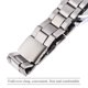 thumbnail image 5 of Reloj analógico de Cuarzo Bling Bling con correa de aleación Esfera negra masculina, 5 of 10