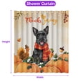 thumbnail image 5 of Happy Thanksgiving Scottish Terrier with Turkey Pumpkins Autumn Vibes Shower Curtain Scottie Dog Lover Gifts Waterproof Bathroom Bathtub Curtain - 12018, 5 of 5