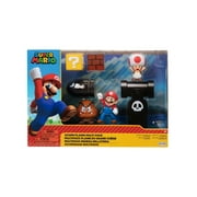 Super Mario 2.5 inch 5 Figure Diorama Gift Set