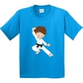 thumbnail image 3 of Inktastic Karate Boy, Cute Boy, Black Belt, Brown Hair Youth T-Shirt, 3 of 5