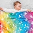 thumbnail image 6 of Unicorn Blanket Gifts for Kids Girls Toddler Unicorn Rainbow Throw Soft Flannel Fleece Blankets for Sofa Couch Baby Shower Birthday Christmas Birthday Gifts Bedroom Nursery Decor 50x60 Inch, 6 of 8