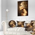 thumbnail image 1 of Design Art - Woman with Gold Feather Hat, 1 of 4