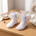 thumbnail image 4 of Abcomgle Girls Ruffle Socks 10-12 Years Old, Big Ruffle Socks | Girls Princess Eyelet Lace Sock, Comfortable Cotton Frilly Sock for Daily Wear Multicolor, 4 of 6