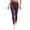 Purple, variant on Cmfcve Plus Size Yoga Leggings for Women Stretch High Waist Yoga Pants Fashion Tummy Control Workout Leggings