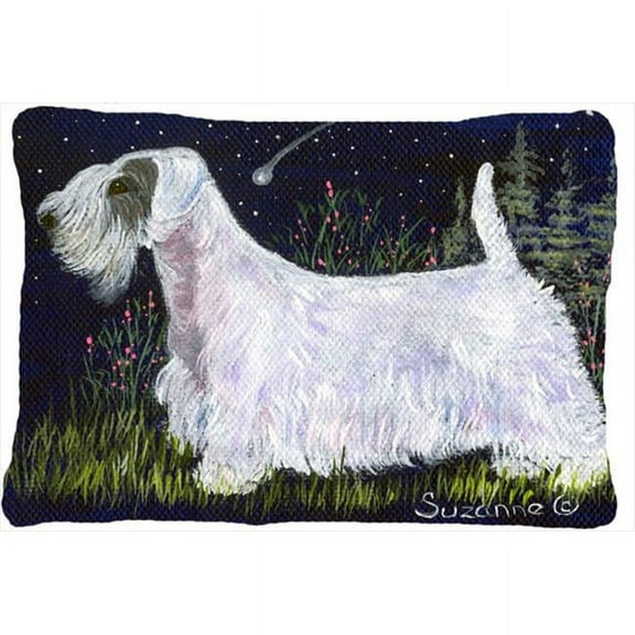 Sealyham Terrier Decorative Indoor & Outdoor Fabric Pillow