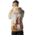 thumbnail image 5 of Happy Thanksgiving Basset Hound with Turkey Pumpkins Autumn Vibes All Over Print 3D Hoodie Unisex Merch Hoodies Bassets Dog Breed Lovers Gifts Idea - 12018, 5 of 6