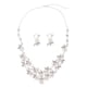 thumbnail image 2 of Conjunto de boda de lujo, collar de cristal, pendientes de novia, jinwen Conjunto de aretes collar de cristal, 2 of 8