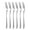 Silver, variant on 6Pcs Mini Stainless Steel Forks Perfect For Serving Fruits Desserts Sushi And Snacks Stylish Kitchen Additions