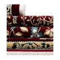 thumbnail image 6 of Unique Loom Narenj Collection Area Rug - Bristol (10' x 13' 1" Rectangle Burgundy/Beige), 6 of 7