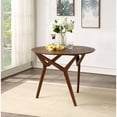 thumbnail image 2 of Boraam Sydney Adjustable Round Wood Dining/Coffee Height Table - Chestnut Wire-Brush Finish, 2 of 9