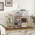 thumbnail image 4 of Closet Organizer 8 Cube Storage Shelves Portable Closet Clothes Organizers and Storage Stackable Cubby Shelving for Closet Bedroom Living Room Translucent, 4 of 8
