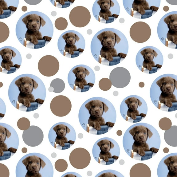 Chocolate Lab Labrador Deckchair Lounge Chair Premium Gift Wrap Wrapping Paper Roll
