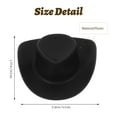 thumbnail image 2 of KAKOWELY 50 piezas de sombrero de vaquero en miniatura, pequeño sombrero de vaquero decorativo, mini sombrero de muñeca, accesorio para casa de muñecas, 2 of 4