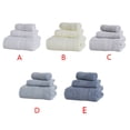 thumbnail image 4 of Naiovety Nuevo portátil 3 unids/set hogar Hotel algodón toalla manos cara cuerpo agua sudor absorción limpieza secado toalla Suministros de limpieza para el hogar gris claro, 4 of 6