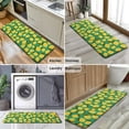 thumbnail image 6 of Yellow Lemon Fruit Dots Green Pattern Kitchen Rug Mat,Kitchen Runner Rugs Non Skid Washable,Decorative Kitchen Floor Mats for Kitchen,Sink,Laundry,17"x47.2", 6 of 7