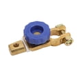 thumbnail image 1 of Battery Cut Off Terminal, Wearproof Top Post Battery Disconnect Switch Brass Rustproof  For RV For Car For Boat, 1 of 8