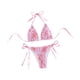 thumbnail image 5 of Bikini triangular de dos piezas con lazos laterales para mujer, ideal para surfear en clubes y viajes. Estilo F, 5 of 9