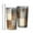 Brown and Grey, variant on Blue and Grey Abstract Art Artwork 10oz Tumblers Stainless Steel Tumbler with Lid and Straw,Vacuum Insulated Double Wall Travel Tumbler Cups with Cleaning Brush for Coffee, Tea