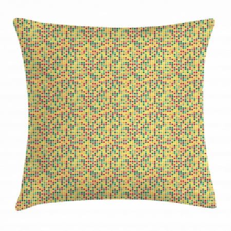 Geometric Throw Pillow Cushion Cover Gummy Candy Inspired Rounded