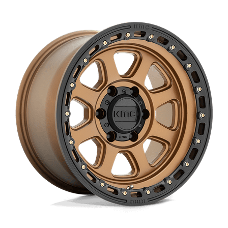Kmc Km548 Chase 20X9 8X170 False 106.1Cb Matte Bronze With Black Lip Wheel