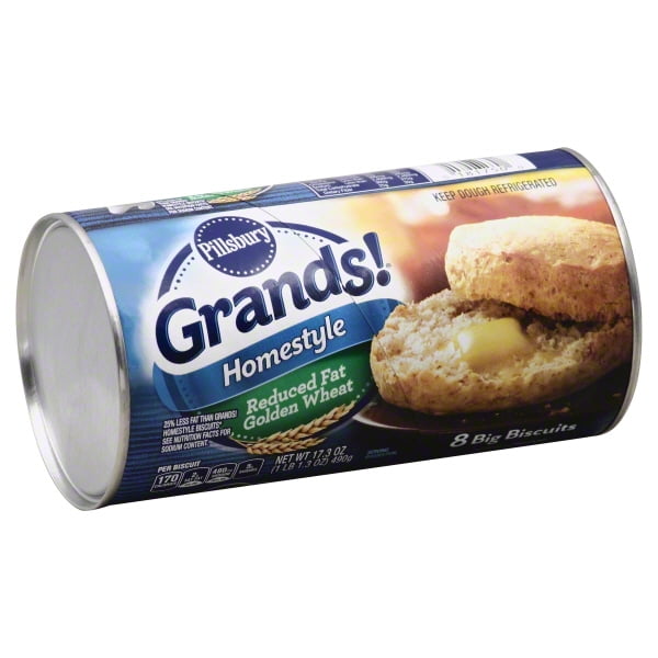 Pillsbury Grands! Homestyle Reduced Fat Wheat Biscuit, 16.3 Oz